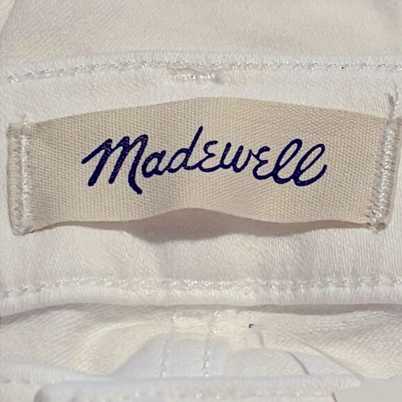 Madewell NWT Kick Out Crop Jeans Size 26 in Pure White - Picture 12 of 13